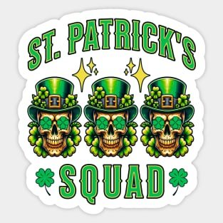 St. Patricks Squad Sticker